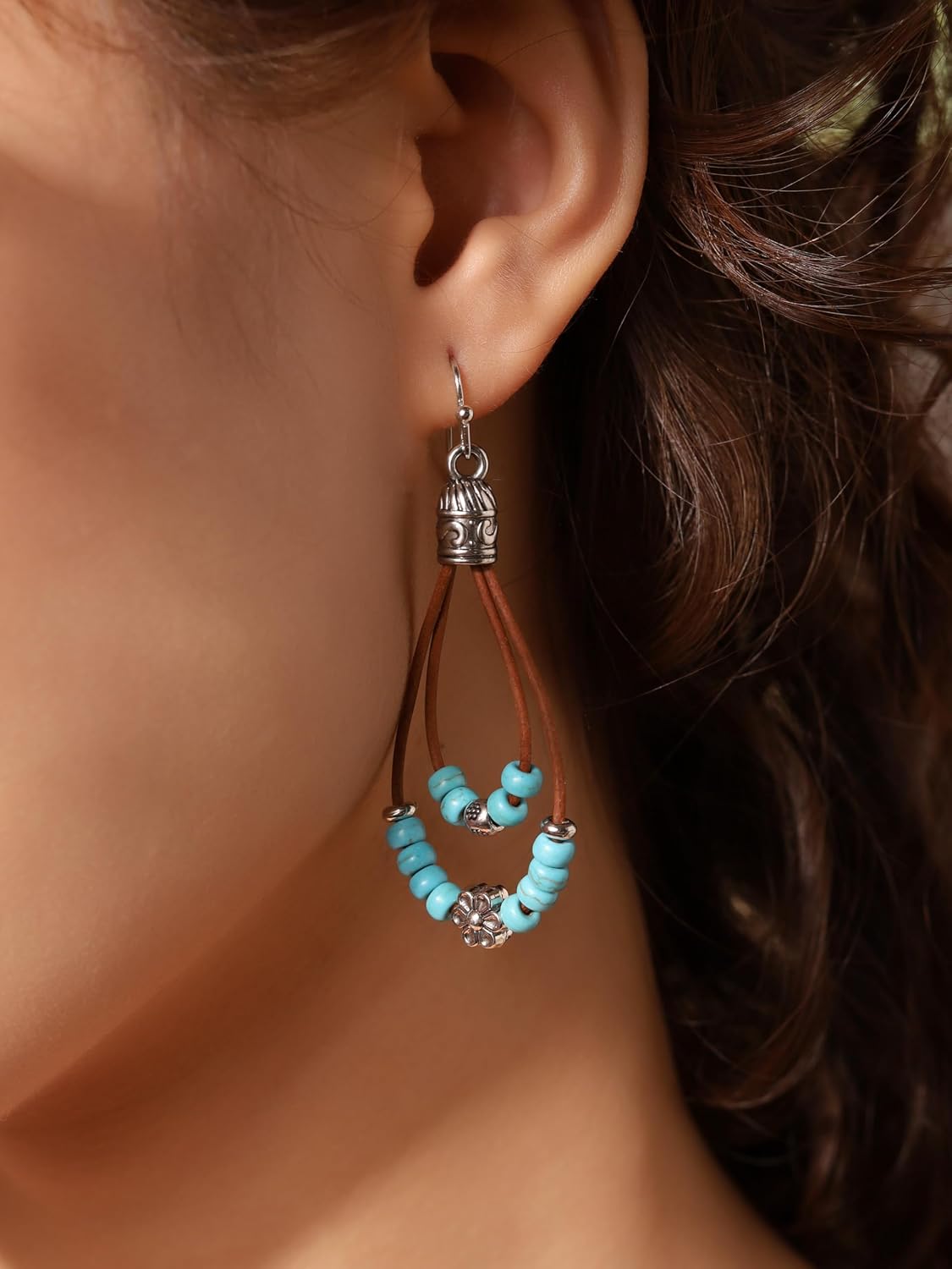 Statement Boho Drop Earrings - 图片 5