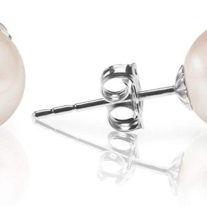 White Freshwater Cultured Pearl Earrings