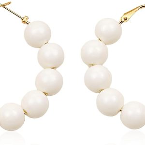 Beaded Hoop Earrings