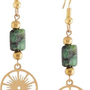 Handmade Gold Tone Hippie Danglers