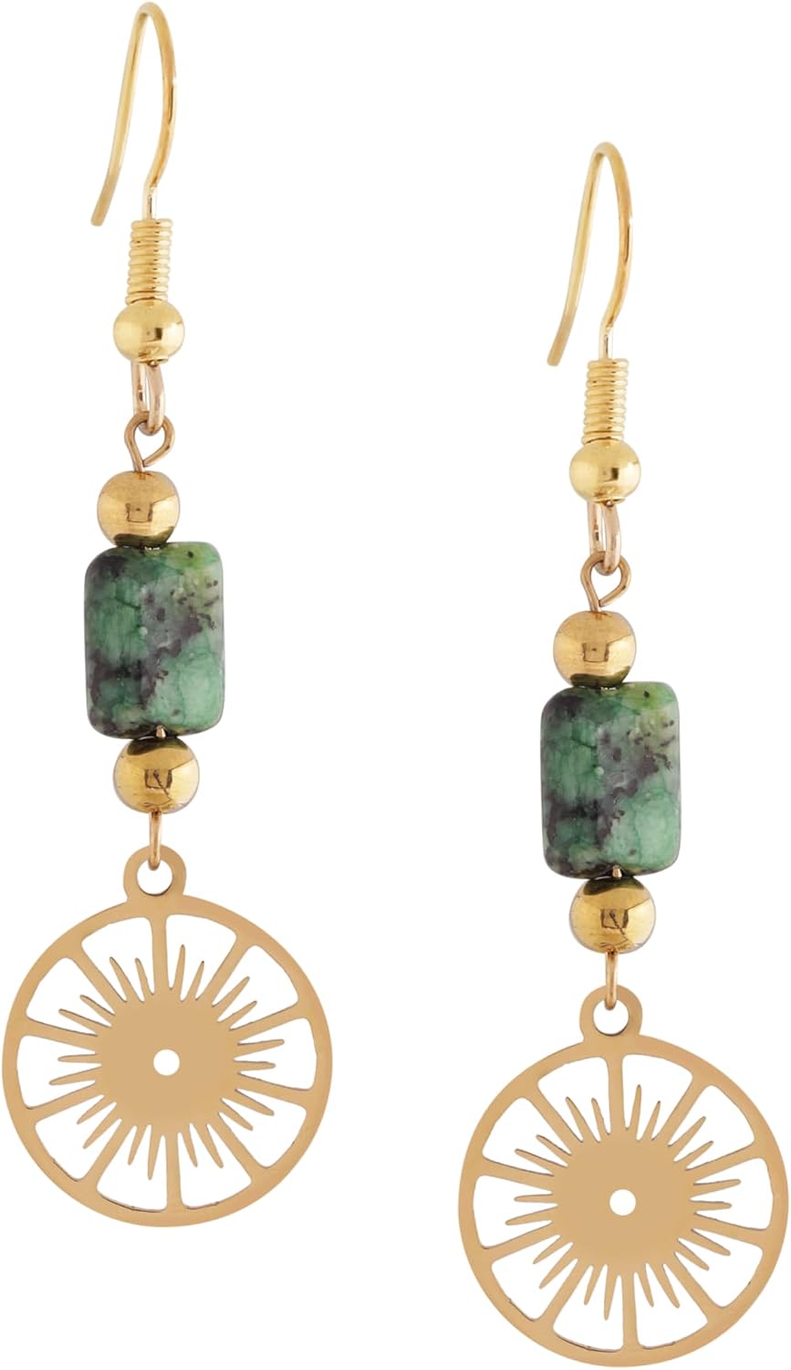 Handmade Gold Tone Hippie Danglers